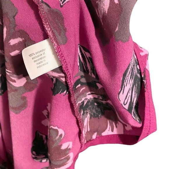 Lane Bryant Floral Lace Ruffle Blouse in Size 14/16 - Picture 8 of 8